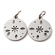 Non-Tarnish 304 Stainless Steel Charms(STAS-D050-07P-14)-2