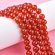 Natural Carnelian Beads Strands(G-C076-6mm-2A)-6