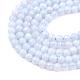 Natural Blue Chalcedony Bead Strands(X-G-R193-02-4mm)-5