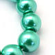 Chapelets de perles rondes en verre peint(HY-Q003-6mm-29)-3