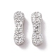 925 Sterling Silver Micro Pave Cubic Zirconia Beads(STER-Z005-15P-I)-1