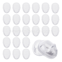 Transparent PVC BDJ Doll Head Cover Face, Doll Protection Mask, Clear, 109x83x37mm(DIY-WH0430-087)