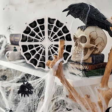Halloween Theme DIY Spider Web Pendant Decoration Silicone Molds(DIY-F143-04)-8
