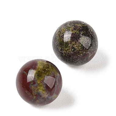 Perles de sphère sans trou de sang de dragon naturel(G-K363-04D-39)-3