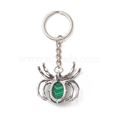 Spider Gemstone Pendant Keychain(KEYC-C015-01)-4