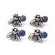 Natural Lapis Lazuli Bee Stud Earrings(EJEW-C016-01AS-03)-1