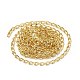 Electroplate Brass Teardrop Twisted Chains(CHC-XCP0001-35)-2