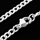 Spray Painted 201 Stainless Steel Curb Chain Necklaces(NJEW-R258-01A)-3