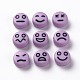 Opaque Medium Purple Acrylic Beads(X-MACR-N008-42-C06)-2