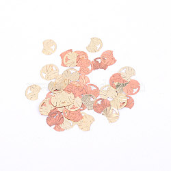 Brass Cabochons, Nail Art Decoration Accessories for Women, Constellations, Gemini, Gemini: 4.5x4.5x0.1mm, about 1000pcs/bag(MRMJ-WH0062-07C)