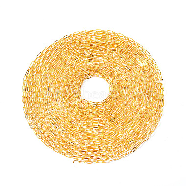 Brass Paperclip Chains(CHC-R134-G)-2