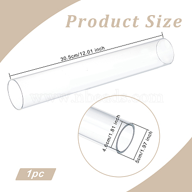 Round Transparent Acrylic Tube(AJEW-WH0324-76C)-2