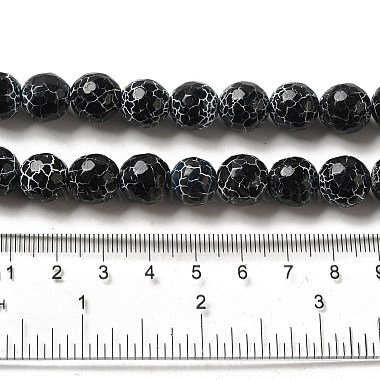 Crackle Agate Beads Strands(G-A004-1)-2