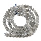 Faceted Round Natural Labradorite Bead Strands(G-I156-03-4mm)-4