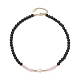 Natural Lava Rock Beaded Necklaces(NJEW-JN04856)-4