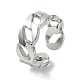 304 Stainless Steel Open Cuff Ring(RJEW-L110-037P)-1