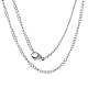 Unisex Casual Style 304 Stainless Steel Curb Chain Necklaces(STAS-O037-54P)-1