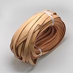 Leather Cords, Sandy Brown, 10x2mm, about 50Yards/Bundle(150 Feet/Bundle)(WL-R004-10x2-100)
