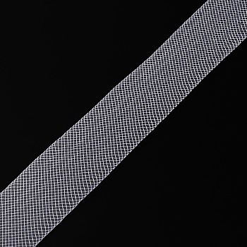 15M Polyester Gauze Ribbon, Clothes Accessories, WhiteSmoke, 7/8~1-1/8 inch(23~29mm), about 16.40 Yards(15m)/Roll