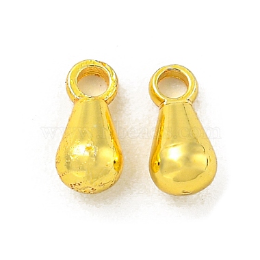 Golden Teardrop Brass Chain Extender Drop