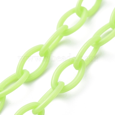 Colliers de chaîne de câble en plastique ABS personnalisés(NJEW-JN02847-03)-3