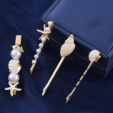 White Alloy Hair Bobby Pin