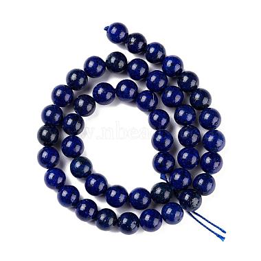 Natural Lapis Lazuli Round Beads Strands(G-I181-10-10mm)-4