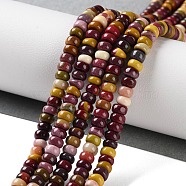 Natural Mookaite Beads Strands, Rondelle, 4~4.5x2~2.5mm, Hole: 1.2mm, about 155~163pcs/strand, 15.16''~15.35''(38.5~39cm)(G-K343-C34-01)