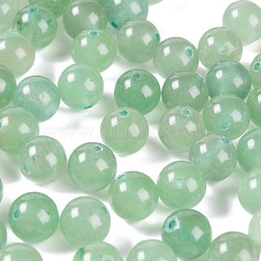 100pcs 8mm perles rondes en aventurine verte naturelle(DIY-LS0002-11)-4