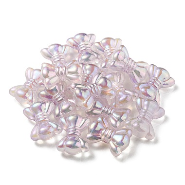 UV Plating Luminous Transparent Acrylic Beads(OACR-P010-08D)-3
