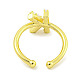 Rack Plating Brass Open Cuff Rings for Women(RJEW-F162-01G-K)-3