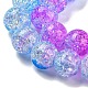 Spray Painted Crackle Glass Beads Strands(DGLA-C002-6mm-05)-4