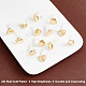 PandaHall Elite 20Pcs Brass Stud Earring Findings(KK-PH0005-02)-4