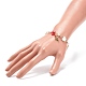 Alloy Enamel Rose of Life Charm Bracelet(BJEW-JB08671)-3