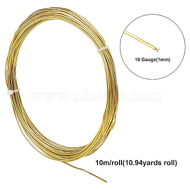 Brass Craft Wire(CWIR-WH0007-02G-1mm)-2