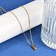 Ion Plating(IP) 304 Stainless Steel Pendant Necklaces(NJEW-R050-01G-09)-3