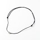 Adjustable Cowhide Leather Cord Pendant Necklaces(NJEW-JN01487)-1