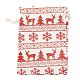 Christmas Theme Cotton Fabric Cloth Bag(ABAG-H104-B12)-2