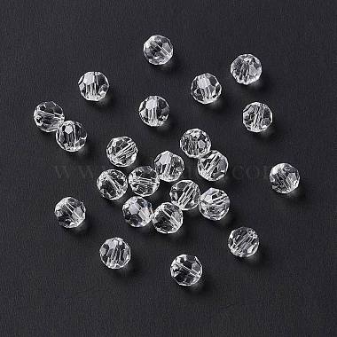 6mm Clear Round Glass Beads