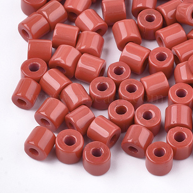 Opaque Glass Bugle Beads(SEED-S023-02-M)-2