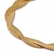 304 bracelet chaîne corde torsadée en acier inoxydable pour homme femme(BJEW-P284-02G)-2