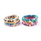 Polymer Clay Heishi Beads Stretch Bracelets Sets(BJEW-JB06176)-1