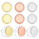 6Pcs 3 Colors Blank Alloy Commemorative Coins(AJEW-BC0006-57)-1