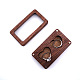 2 Heart Slots Rectangle Wood Couple Rings Gift Storage Case(PW-WG87182-01)-3