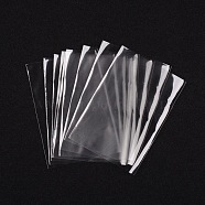 OPP Cellophane Bags, Rectangle, Clear, 10x6cm, Unilateral Thickness: 0.035mm(OPC-S016-15)