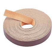 PU Leather Ribbon, Faux Leather Straps, for Bags, Jewelry Making, DIY Crafting, Saddle Brown, 3/4 inch(20mm), about 10.94 Yards(10m)/Roll(SRIB-WH0012-03B-03)