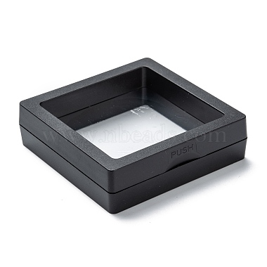 Square Transparent PE Thin Film Suspension Jewelry Display Box(CON-D009-01B-03)-2