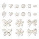 180Pcs 9 Style ABS Plastic Imitation Pearl Beads(OACR-CD0001-08)-2