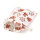 Christmas Theme Cotton Fabric Cloth Bag(ABAG-H104-B13)-4