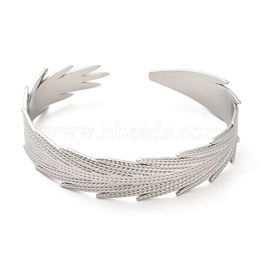 bracelets manchettes en acier inoxydable anti-ternissement 304(BJEW-G694-03P)-2